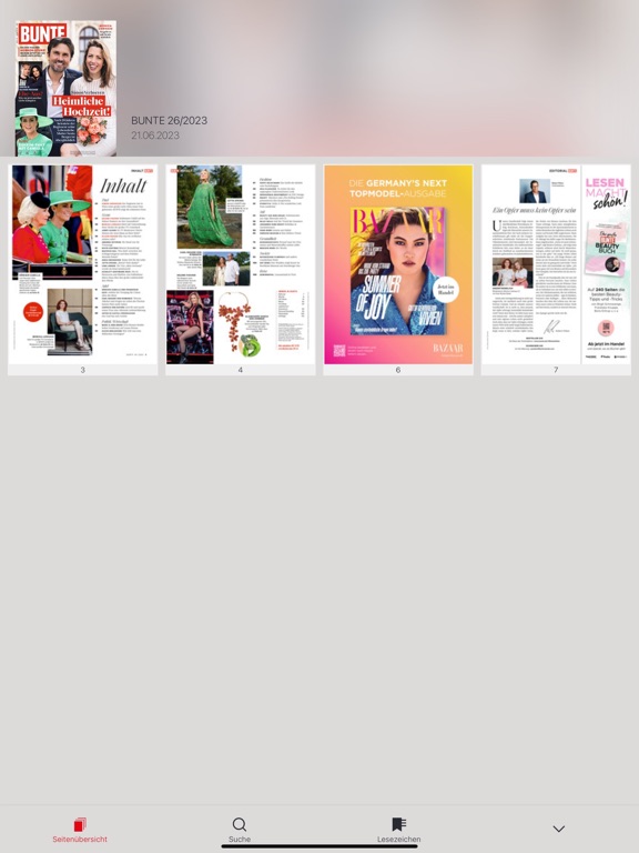 BUNTE Magazin iPad app afbeelding 3