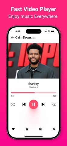 Music Player : Offline Videos iPhone screenshot 2