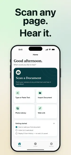 ReadAloud+ Scan Text to Speech screenshot 1