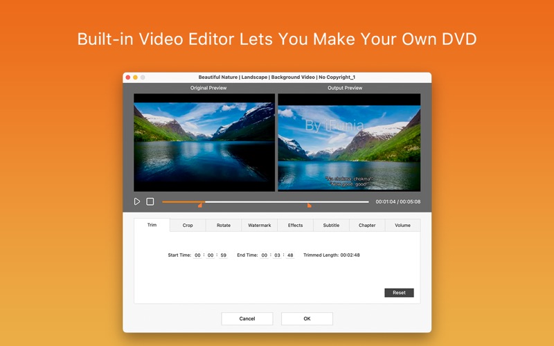 Screenshot #2 pour iFunia DVDCreator