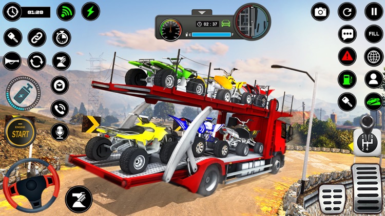 Vehicle Transporter Truck Game