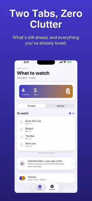 Movie Watchlist Tracker screenshot 2