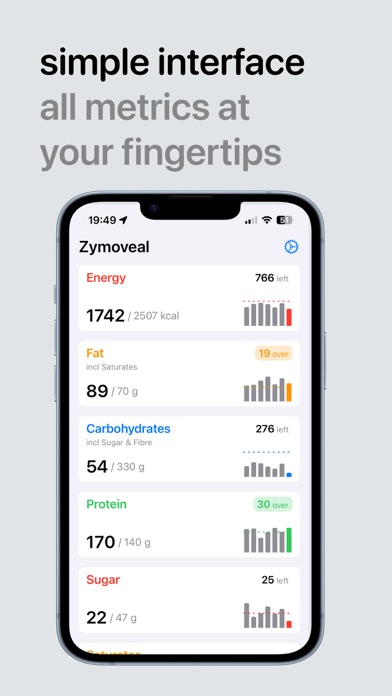 Nutrition Tracker - MyFitMate Screenshot