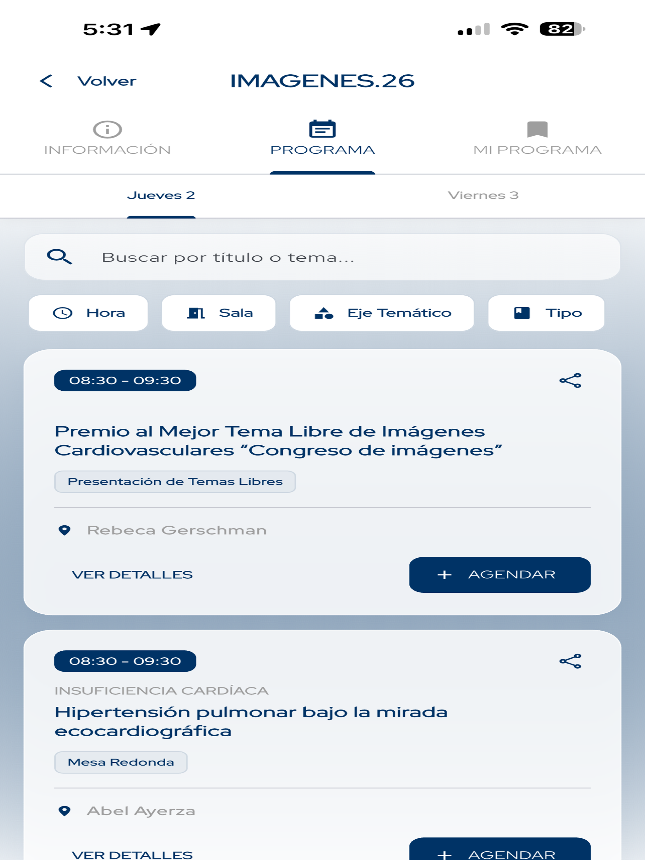 SAC - Soc. Arg. de Cardiología screenshot 14
