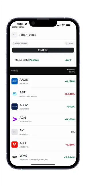 Stonkd - Daily Fantasy Stocks screenshot 3