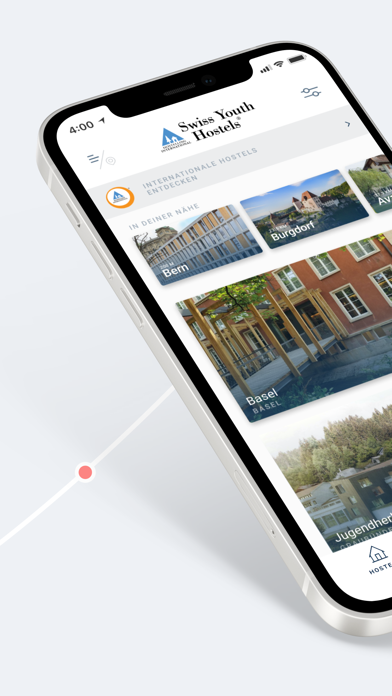 Swiss Youth Hostels Screenshot