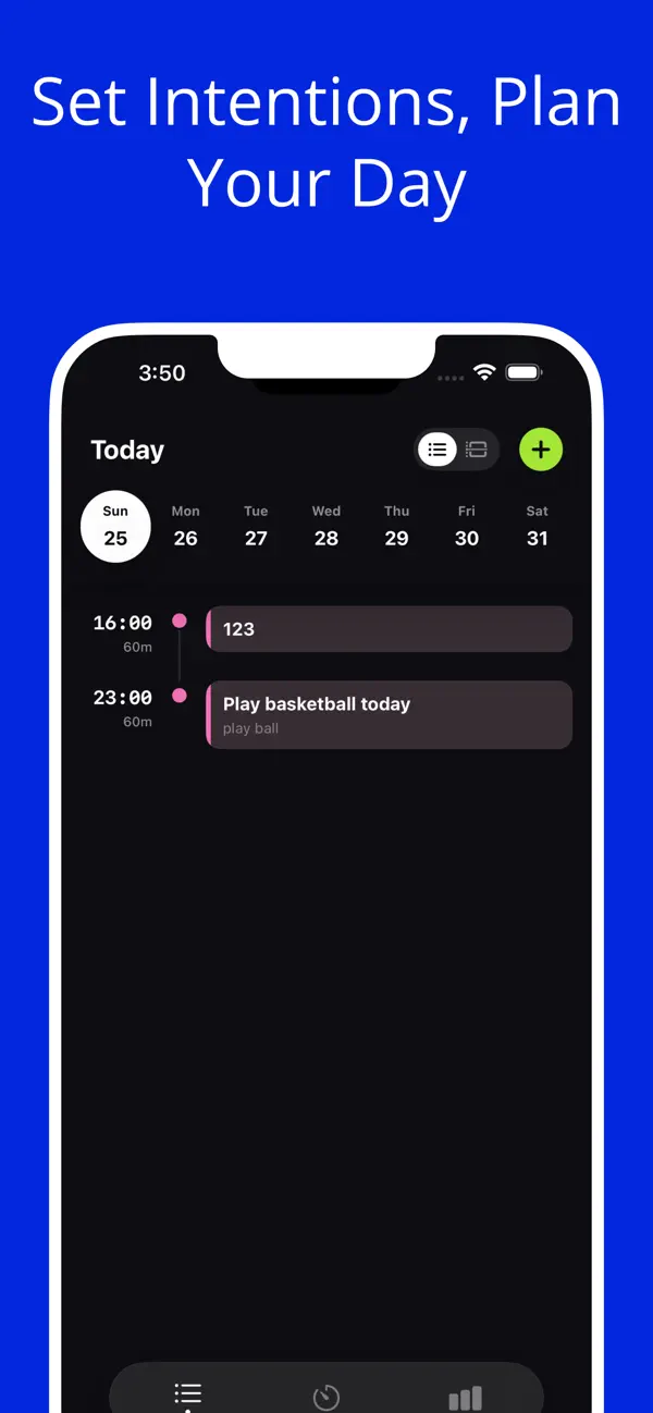 Screenshot #3 pour Tempo: Focus Timer & Planner