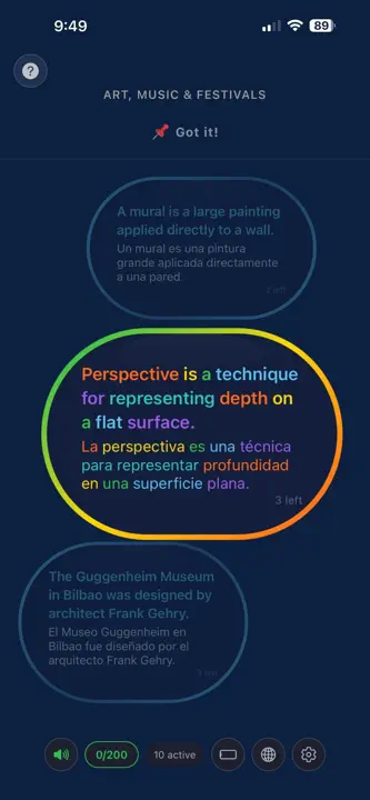 Speed Learning App screenshot 5