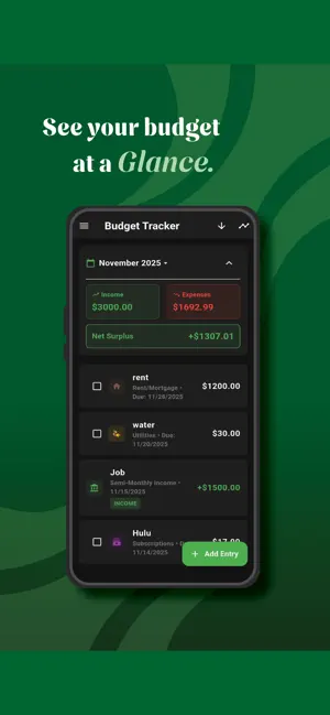 Secure Budget screenshot 1