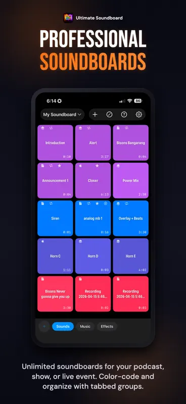 Ultimate Soundboard Pro screenshot 1 of 9