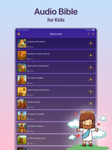 Bible for kids Bedtime stories iPad screenshot