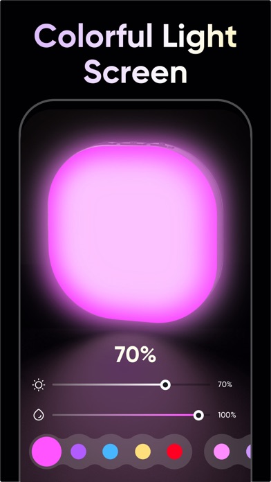 Dreamy screen color light Screenshot