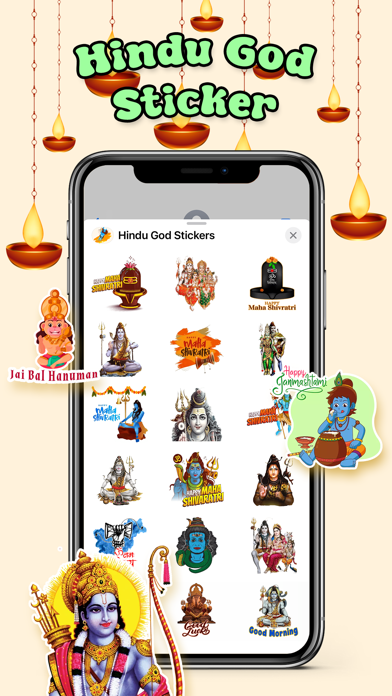 Hindu God Stickerのおすすめ画像5