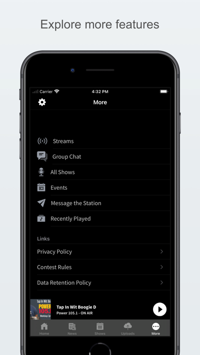 Power 105.1 Screenshot