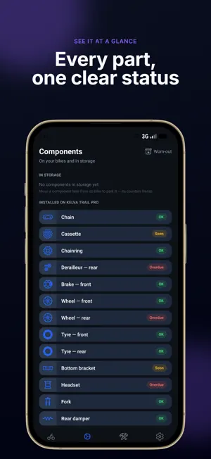 Velox: Bike Service Tracker screenshot 2
