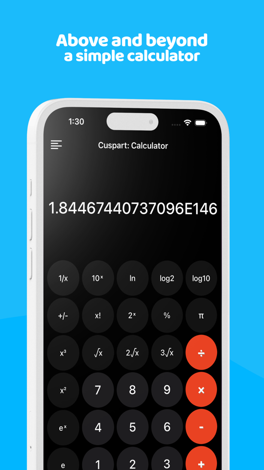 #2. Cuspart: Calculator (iOS) 由: Mustafa Tolga DALBUDAK