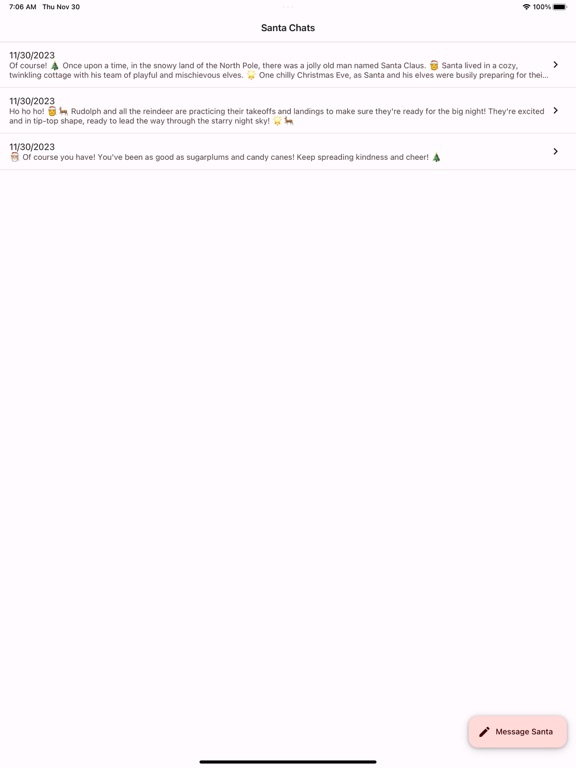 Screenshot #5 pour SantaChat - Chat With Santa