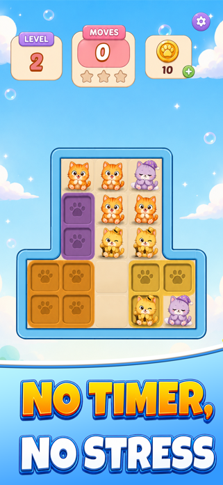 Drop The Kitty: Cat Puzzle Screenshot 1 of 4