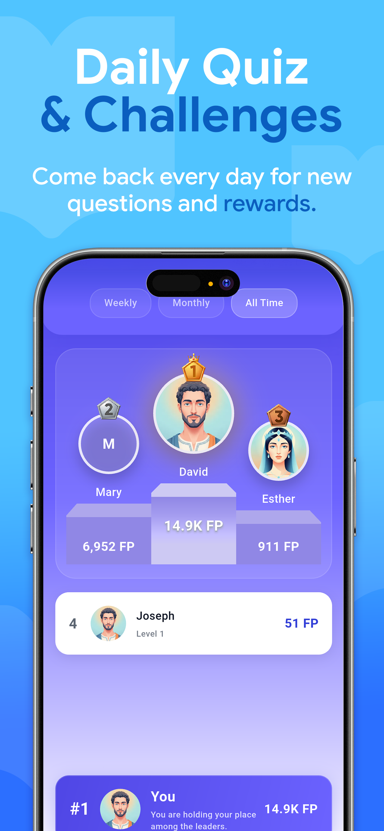 Bible Quiz: Daily Bible Trivia screenshot 2