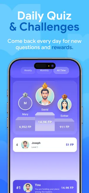 Bible Quiz: Daily Bible Trivia screenshot 2
