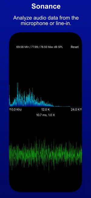 Sonance: Spectrum Analyzer screenshot 2