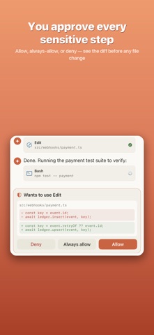 PocketAI: Remote Coding Agent Screenshot 5 of 7