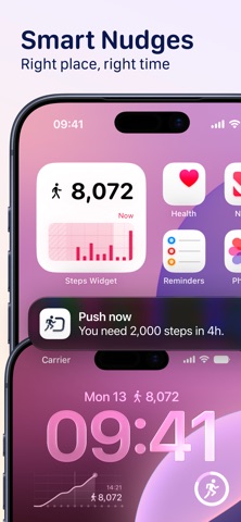 Steps Widget & Walking Alert Screenshot 1 of 5