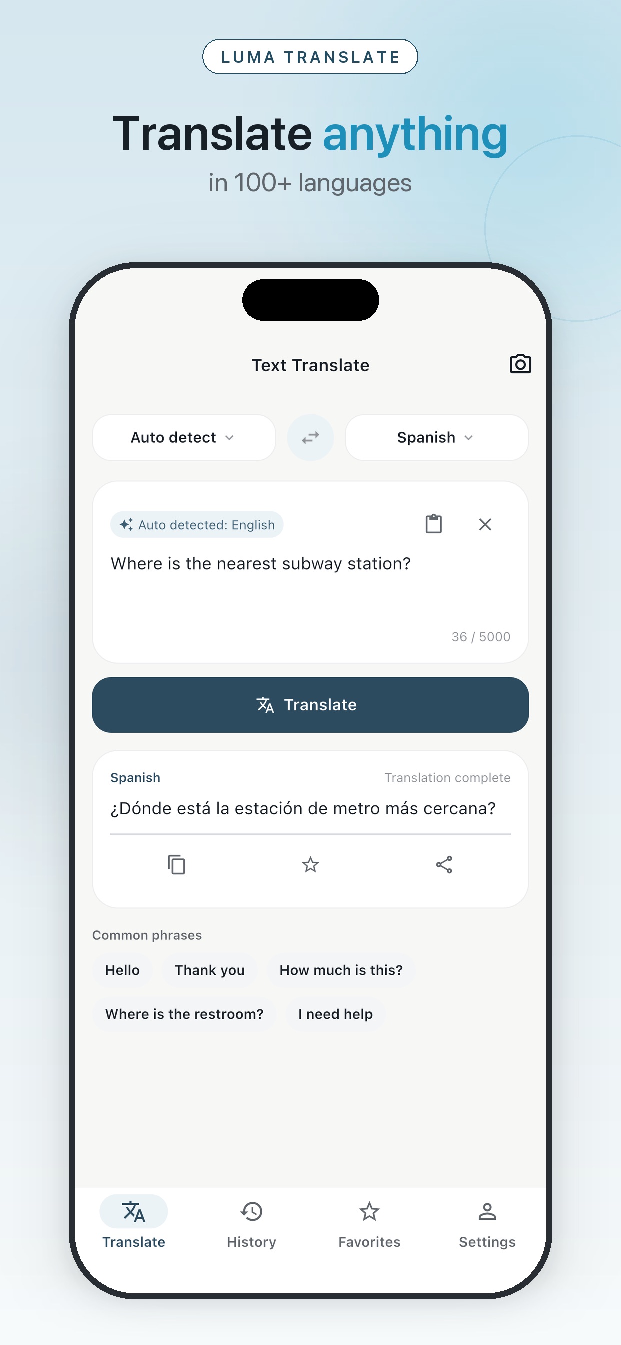 Screenshot 1 of Luma Translater