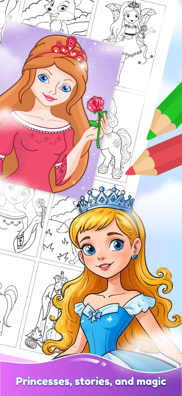 Screenshot #1 pour Jeu de dessin pour filles