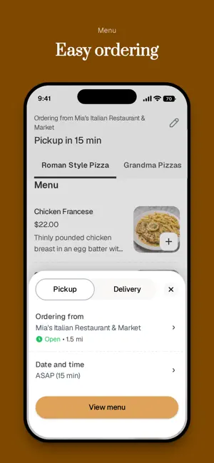 Mia's Italian Restaurant To Go screenshot 3