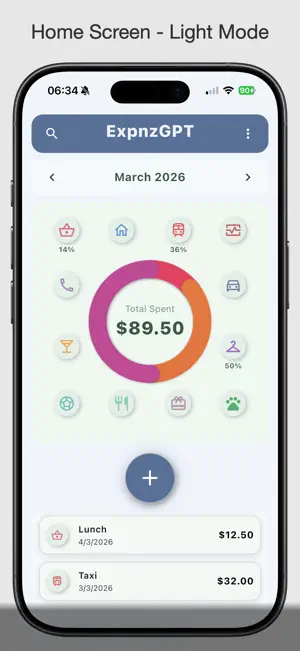 ExpnzGPT - Expense Tracker screenshot 1