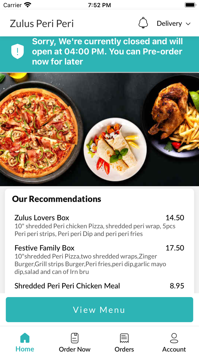 Zulus Peri Peri Dundee