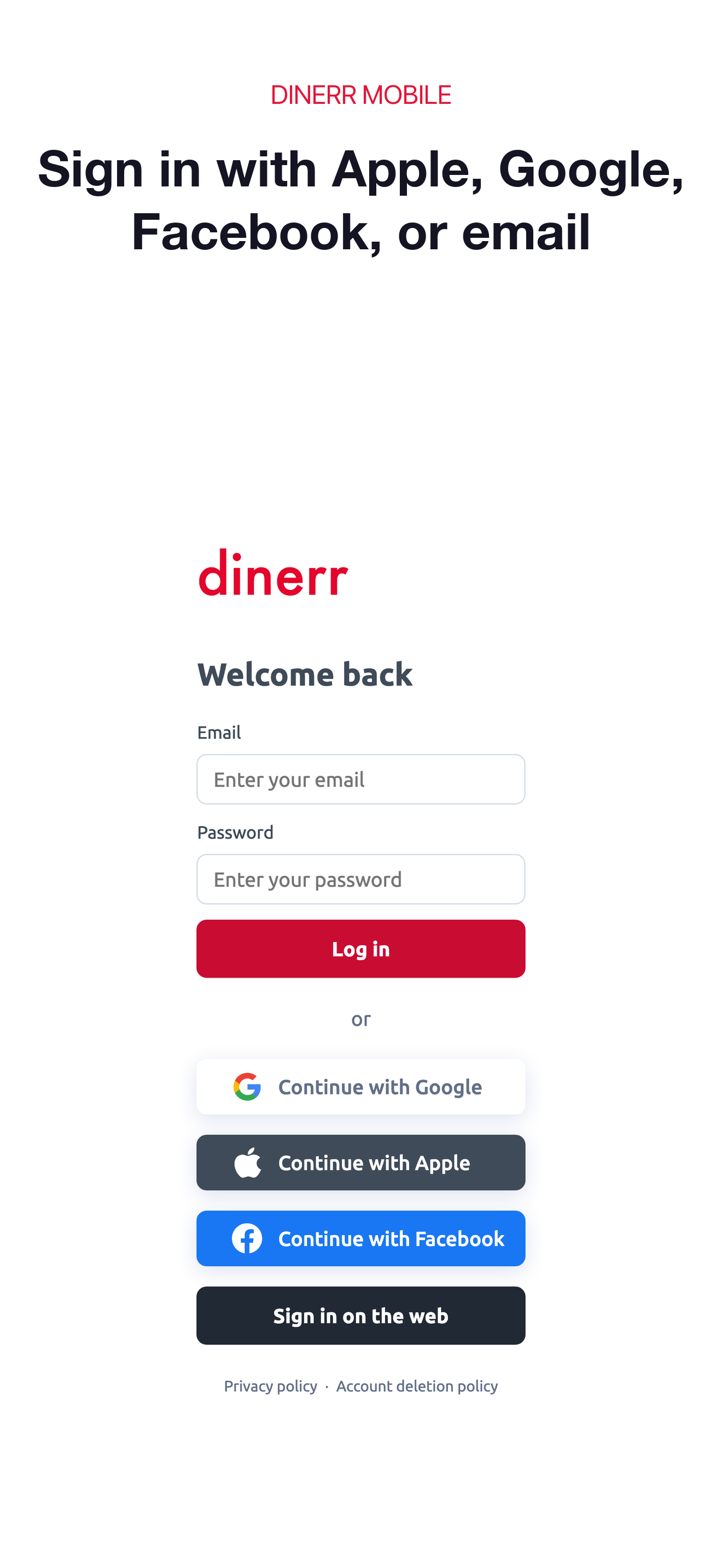 dinerr Mobile screenshot 9
