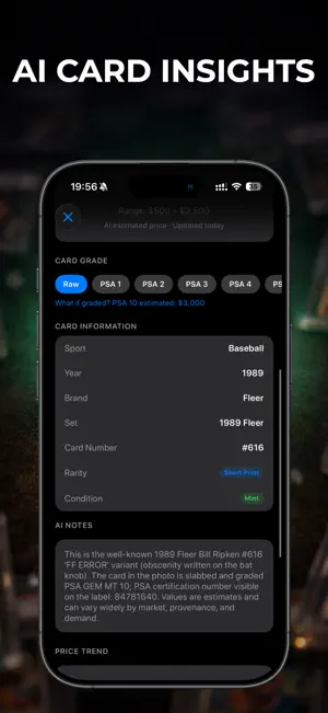 GrailSnap Sports Card Scanner screenshot 4