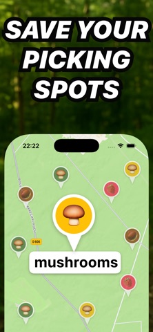 Mushroom map : Picking iPhone screenshot