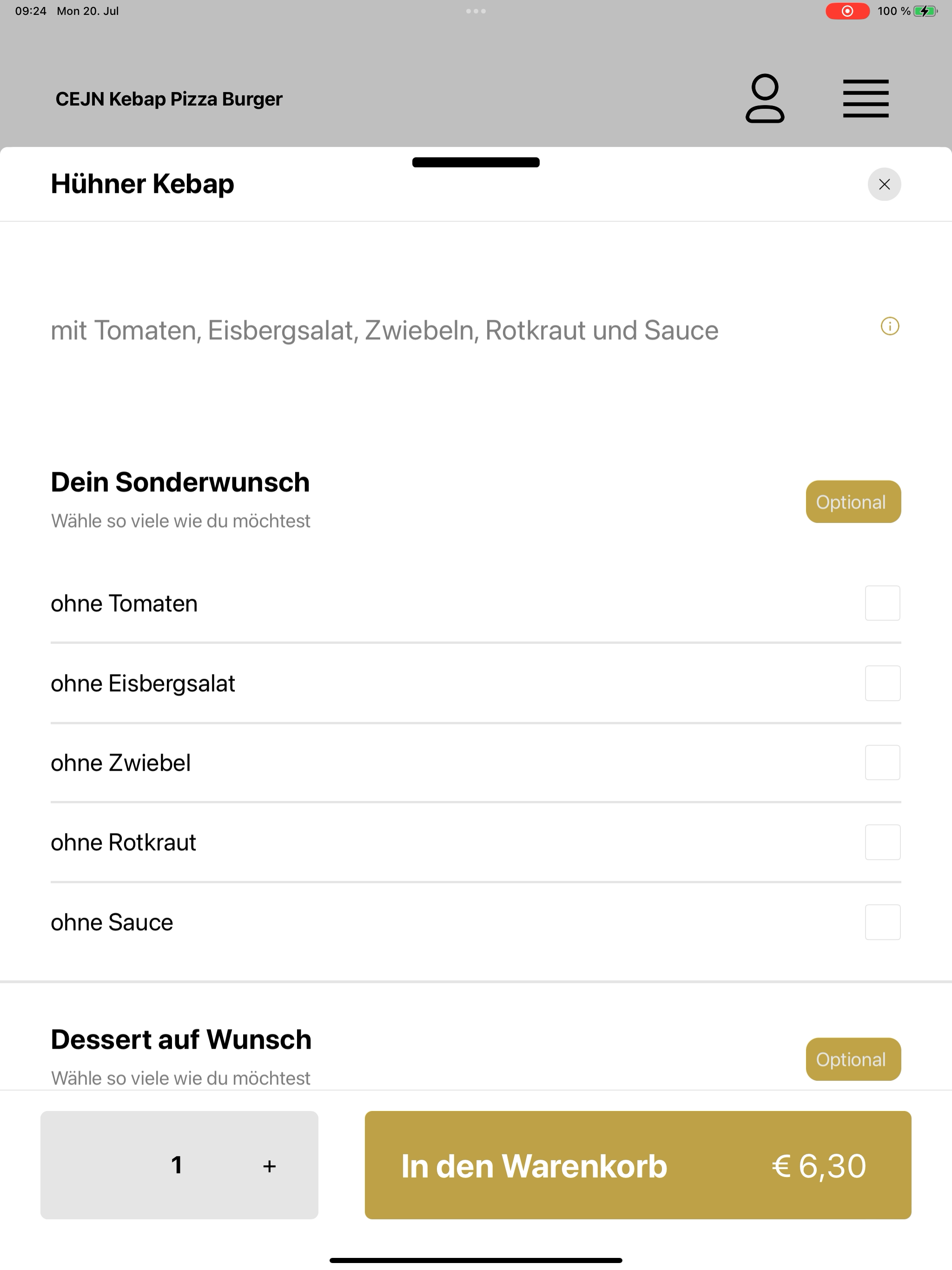 CEJN Kebap Pizza Burger screenshot 14