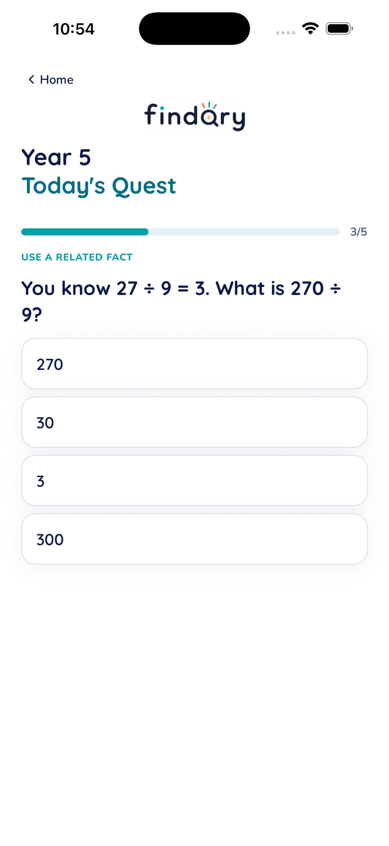 Screenshot 1 of Findory Arithmetic