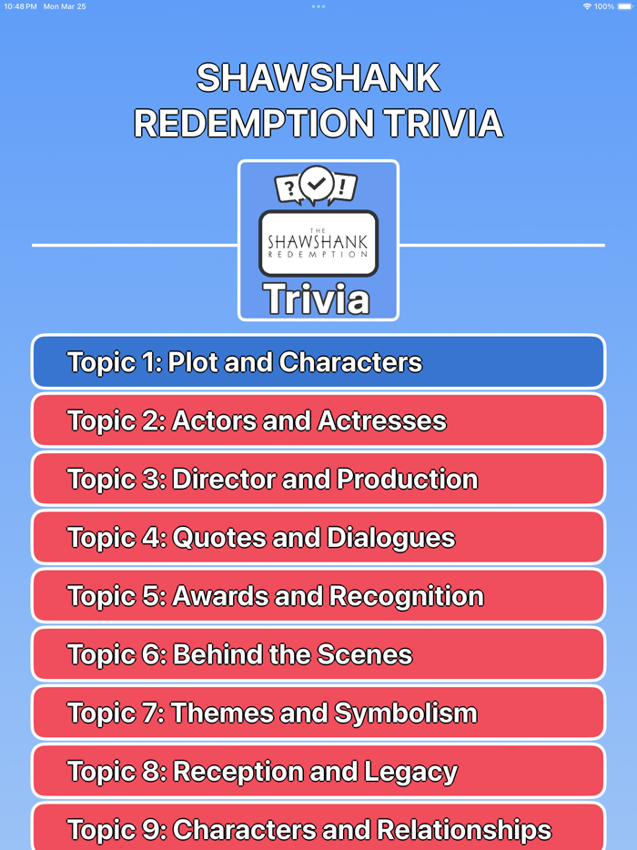 Shawshank Redemption Trivia