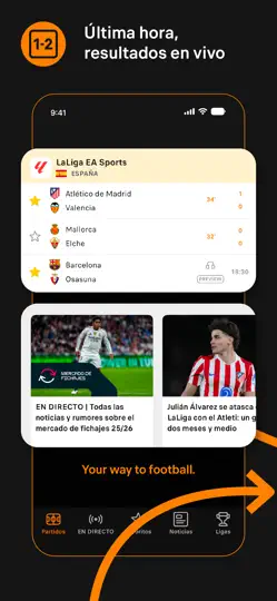 Captura de pantalla de Soccerway Resultados De Fútbol en iPhone 1