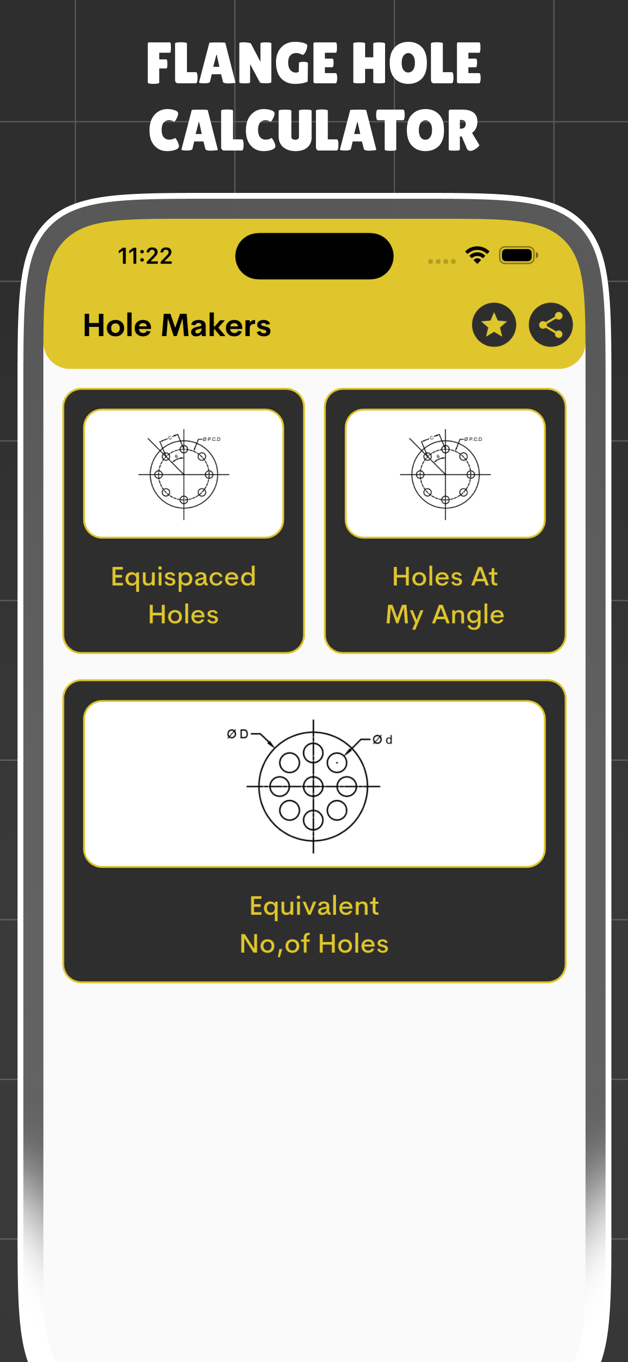 Flange Hole Marker Calculator