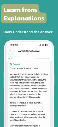AMTA MBLEx Prep Exam 2026 Screenshot 3 of 9