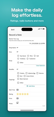 FormNote: Baby, Meds & Workout Screenshot 4 of 5