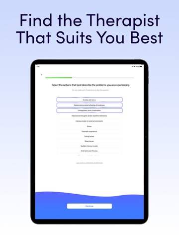 Hiwell Therapy & Mental Health iPad screenshot 2