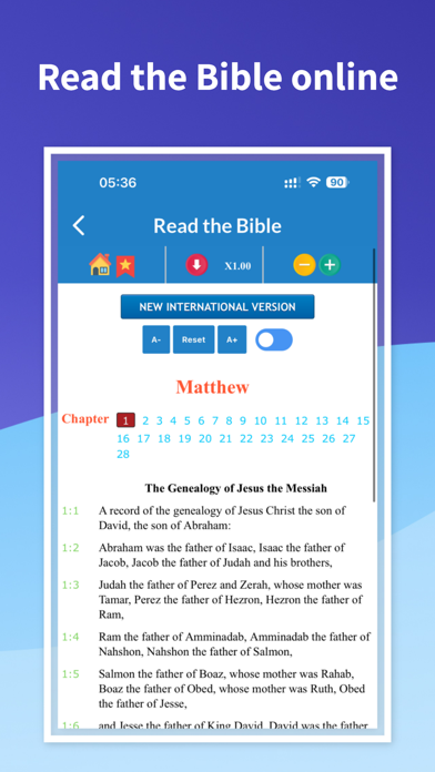 Holy Bible NIV - Audio & Verse Screenshot