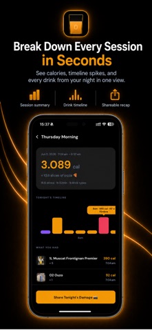 DrinkCal: Alcohol Calories screenshot