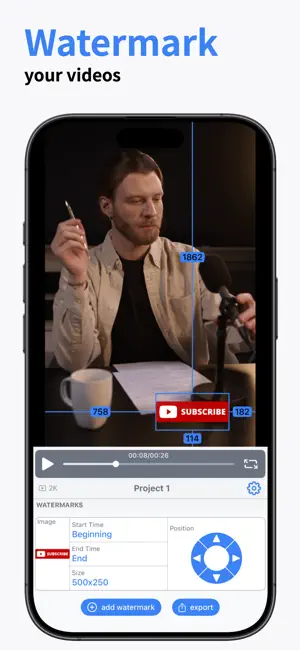 Add Watermark to Video screenshot 1