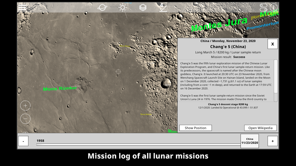 #5. GlobeViewer Moon (macOS) بواسطة: RAB-Software