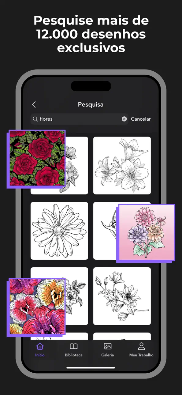 Adult Coloring Book - Pigment iOS Mod IPA screenshot 5 - iOS app interface