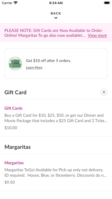 Mexican Gardens iPhone screenshot 3 - Food & Drink app