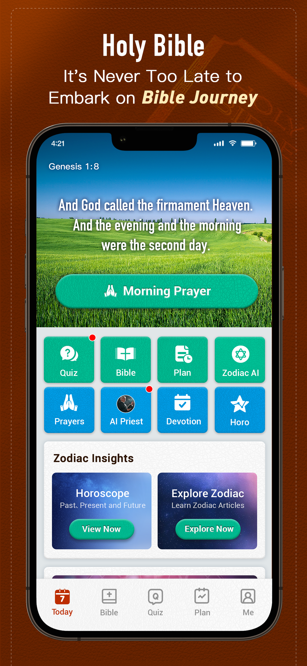 Holy Bible, KJV Bible + Audio